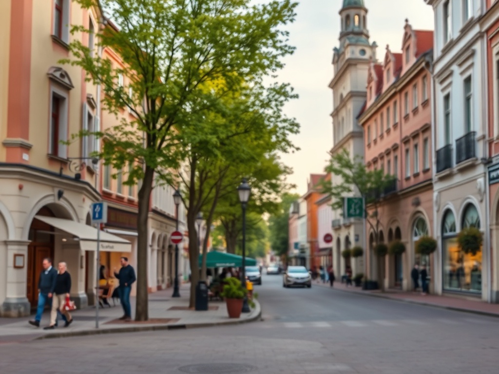 Uczestnicy wydarzenia Funduszowy Maj w Łowiczu świętujący rozwój miasta dzięki funduszom unijnym i krajowym.
